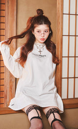 モデル:160cm(着用サイズ:FREE 着用カラー:WHT)