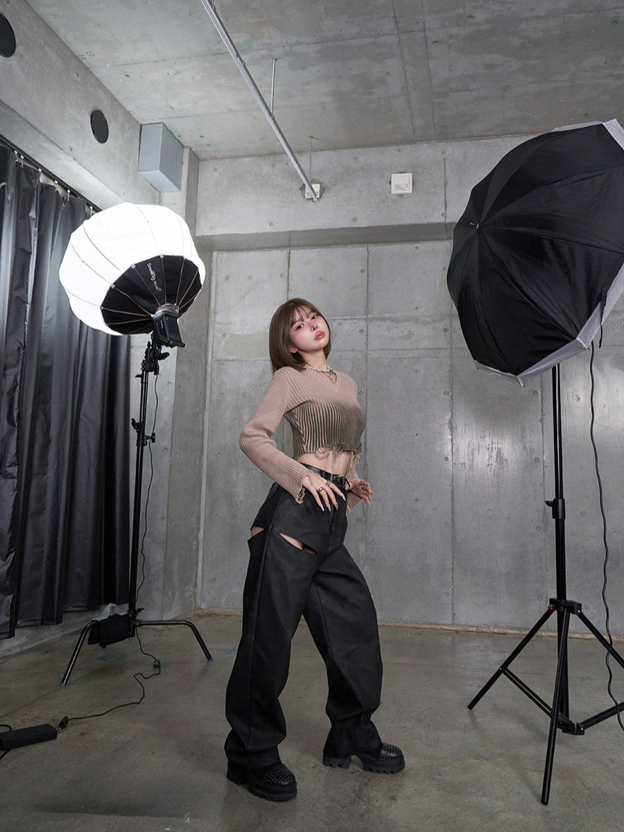 モデル:160cm(着用サイズ:S 着用カラー:BLK)