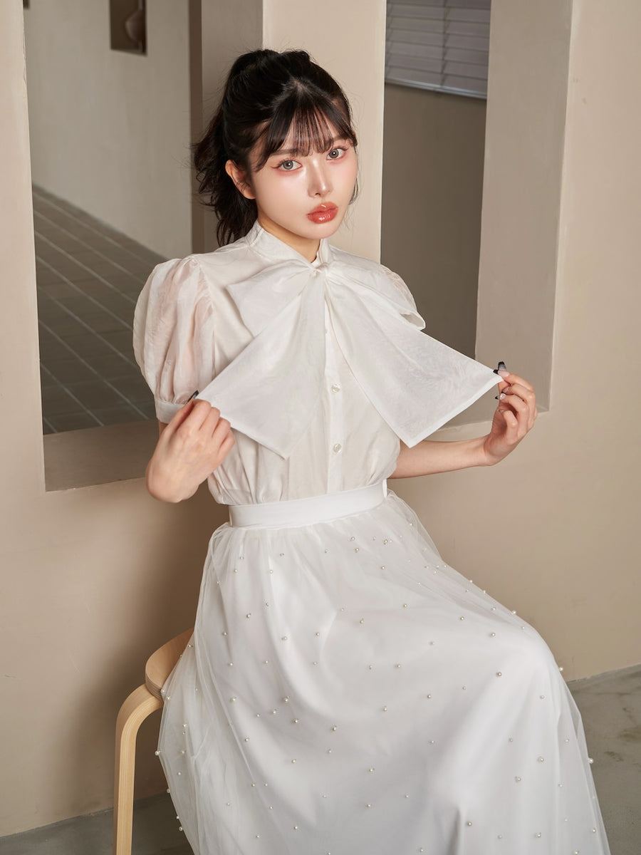 モデル:160cm(着用サイズ:FREE 着用カラー:IVO)