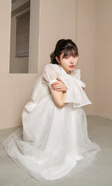 モデル:160cm(着用サイズ:FREE 着用カラー:WHT)