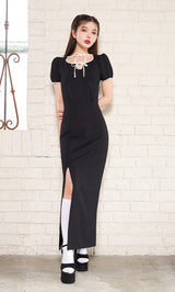モデル:160cm(着用サイズ:FREE 着用カラー:BLK)