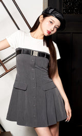 モデル:160cm(着用サイズ:FREE 着用カラー:GRY)