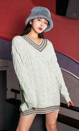 モデル:160cm(着用サイズ:FREE 着用カラー:MNT)
