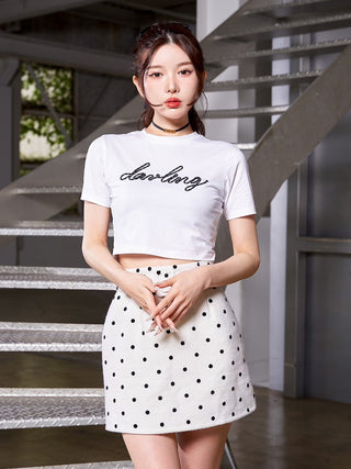 モデル:160cm(着用サイズ:FREE 着用カラー:WHT)