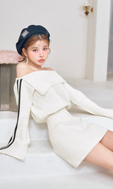 モデル:160cm(着用サイズ:FREE 着用カラー:WHT)