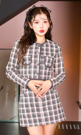 モデル:160cm(着用サイズ:FREE 着用カラー:GRY)