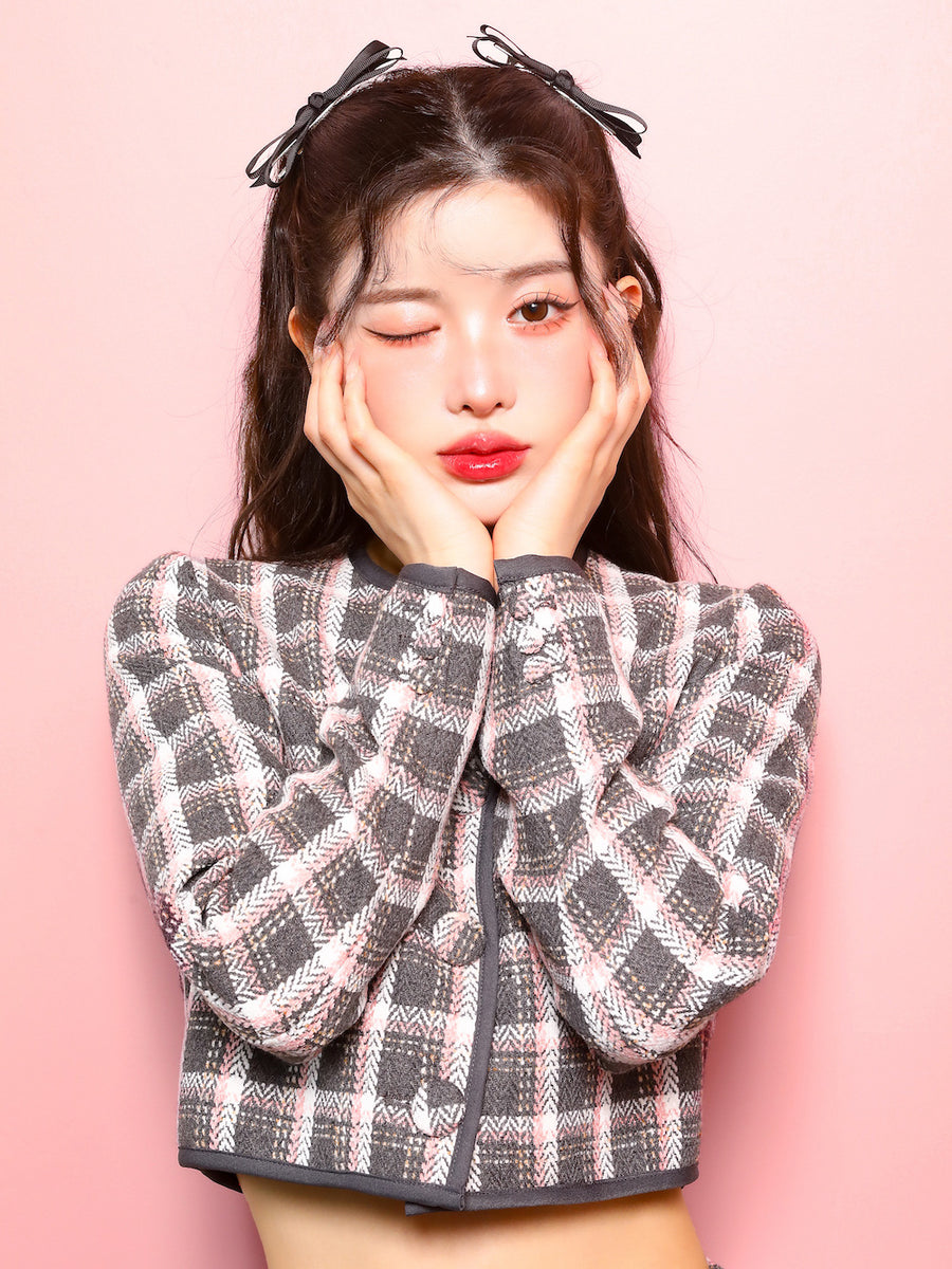モデル:160cm(着用サイズ:FREE 着用カラー:GRY)