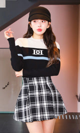 モデル:160cm(着用サイズ:FREE 着用カラー:BLK)