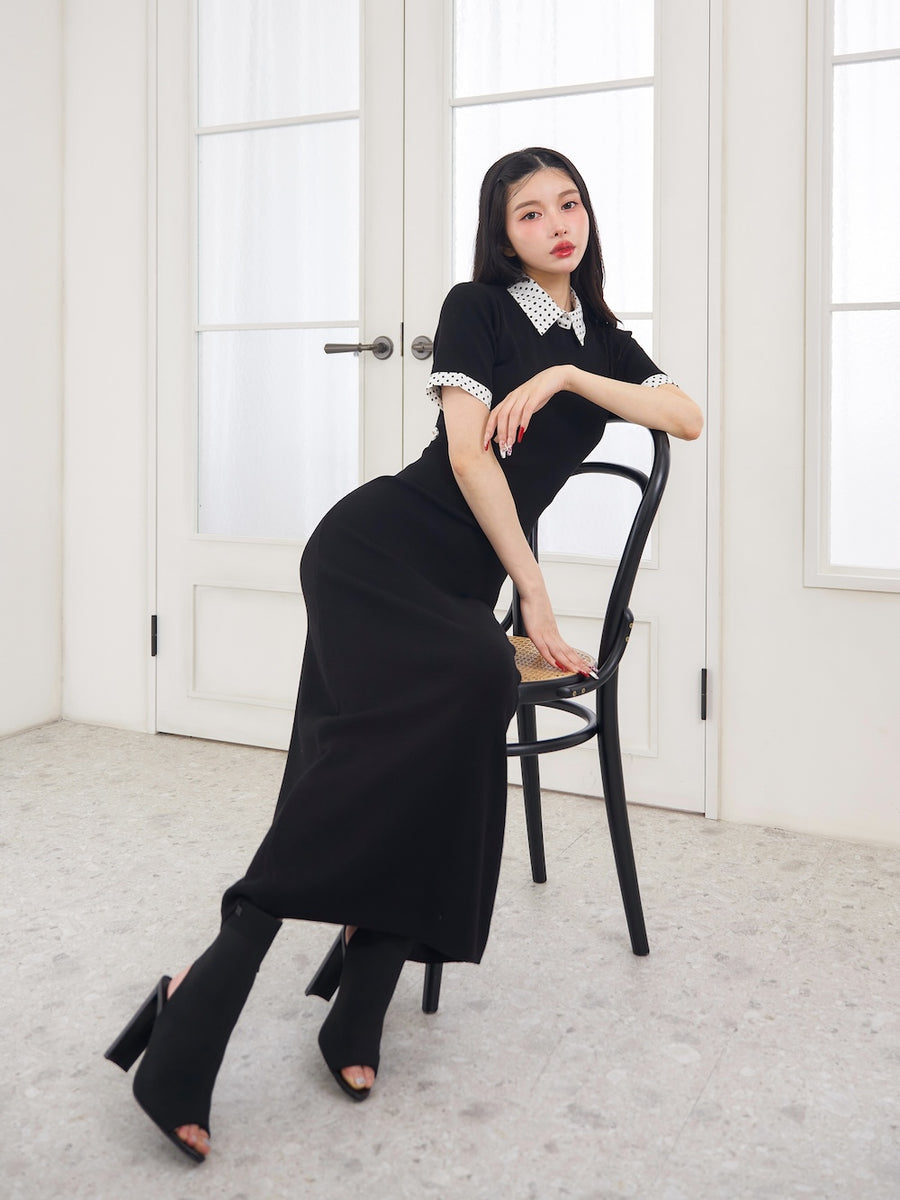 モデル:160cm(着用サイズ:FREE 着用カラー:BLK)