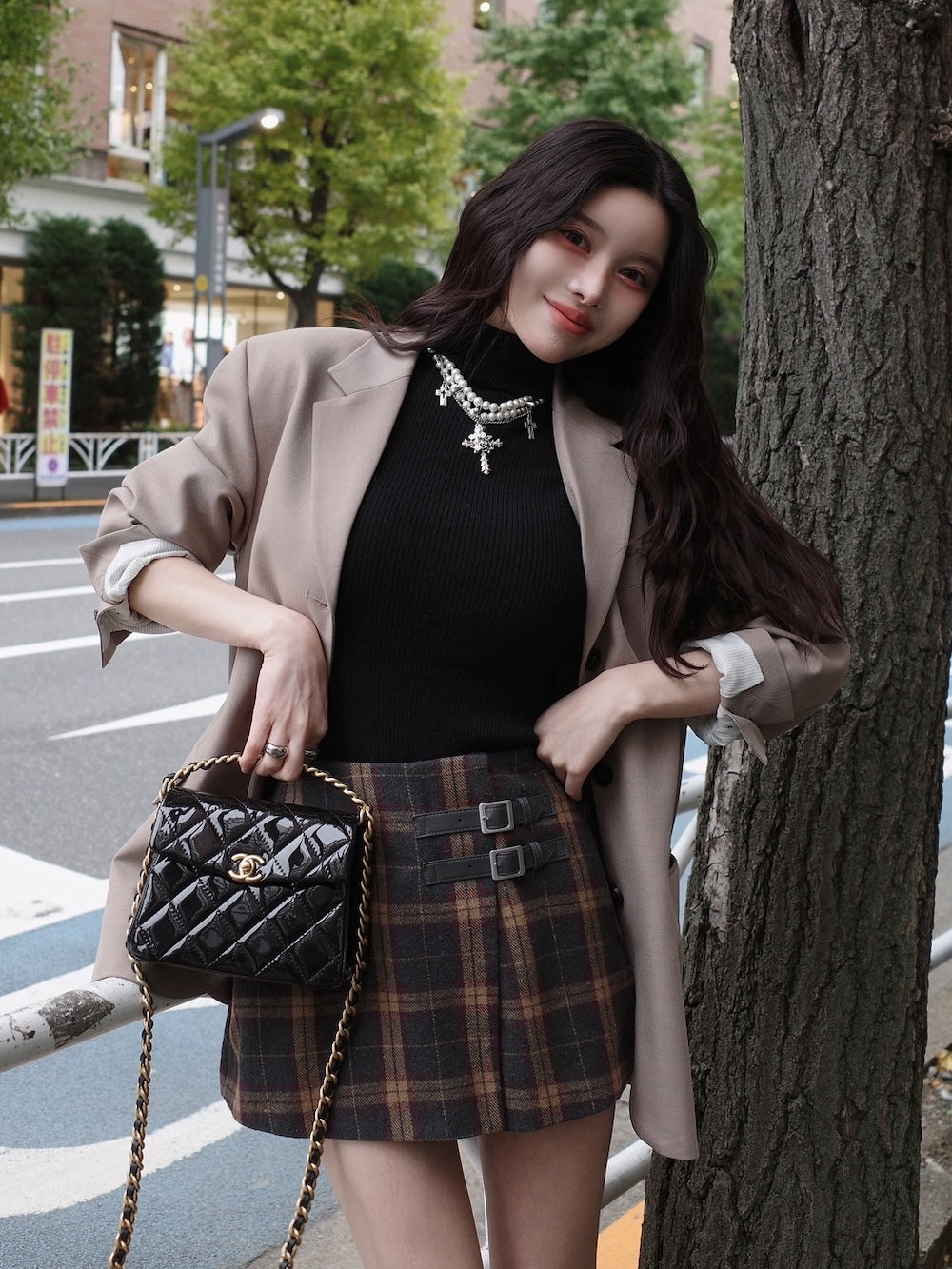 モデル:160cm(着用サイズ:S 着用カラー:GRY)