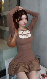 モデル:160cm(着用サイズ:FREE 着用カラー:MOC)