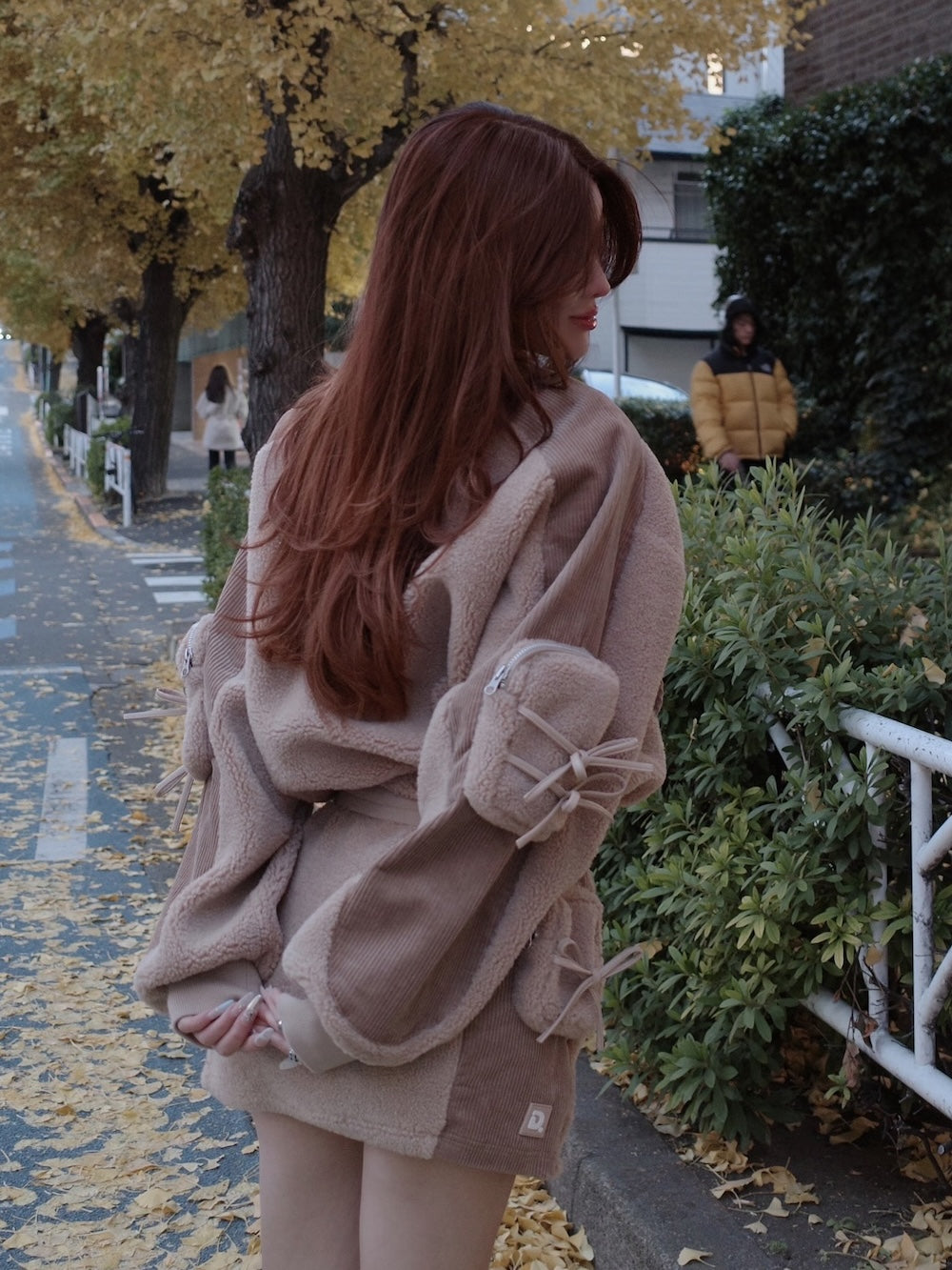 モデル:160cm(着用サイズ:FREE 着用カラー:BEG)