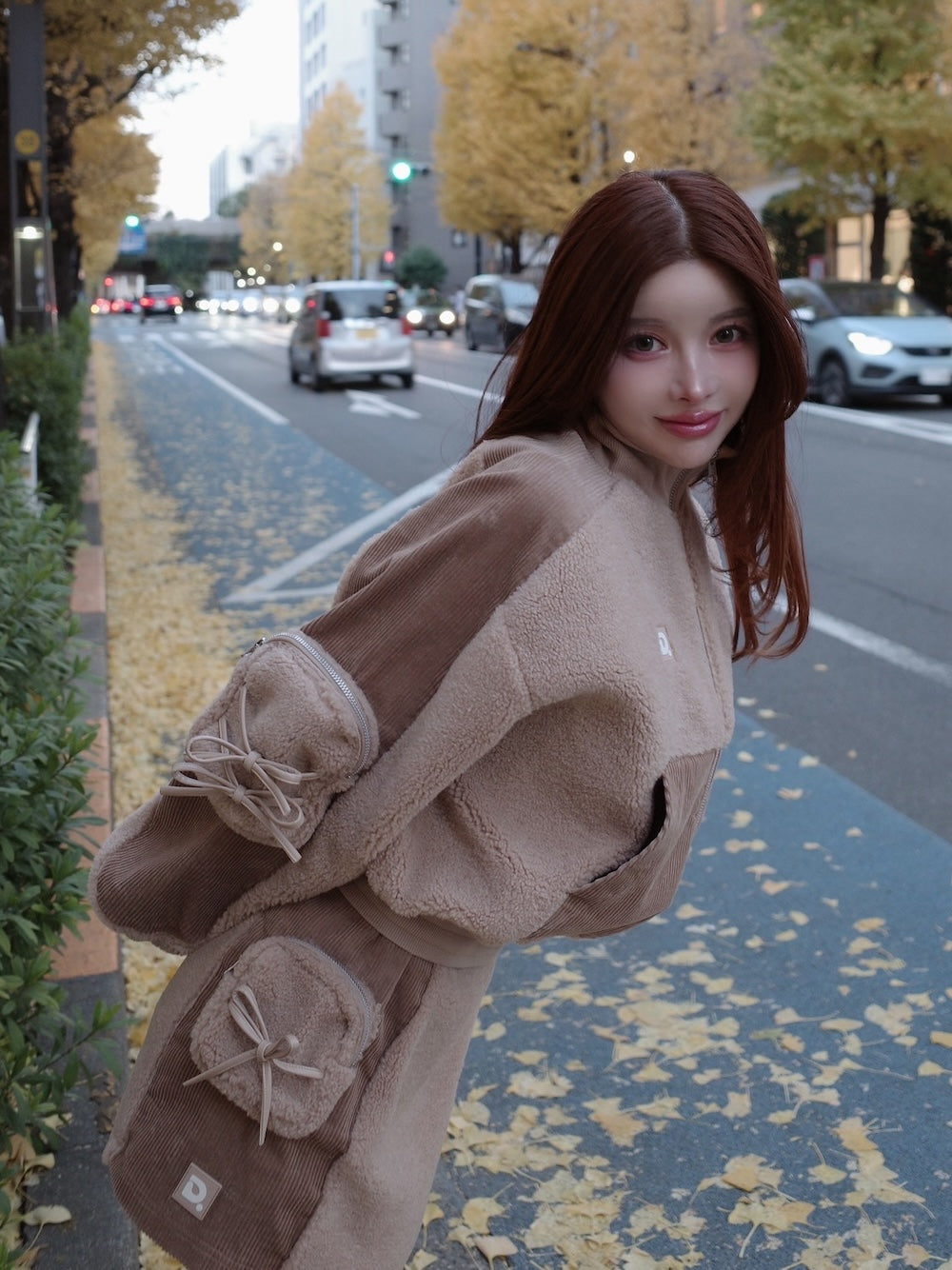 モデル:160cm(着用サイズ:FREE 着用カラー:BEG)