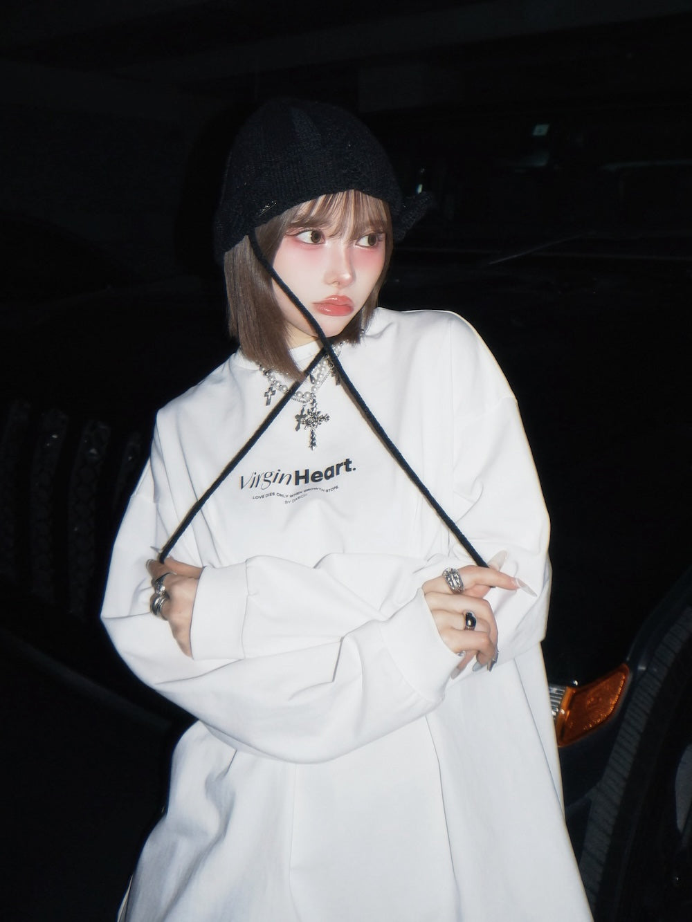 サイズ:FREE カラー:BLK