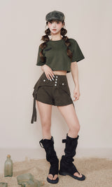 モデル:158cm(着用サイズ:FREE 着用カラー:C-GRY)