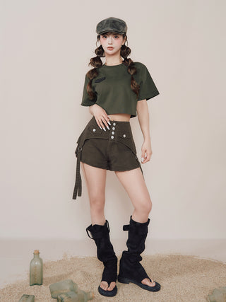 モデル:158cm(着用サイズ:FREE 着用カラー:C-GRY)