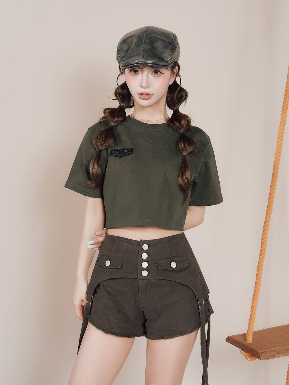 モデル:158cm(着用サイズ:S 着用カラー:C-GRY)