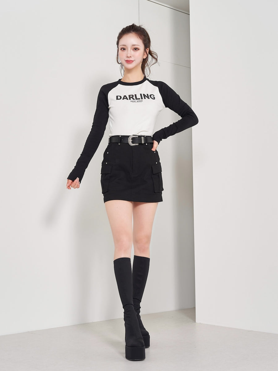 モデル:158cm(着用サイズ:S 着用カラー:BLK)