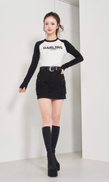 モデル:158cm(着用サイズ:S 着用カラー:BLK)