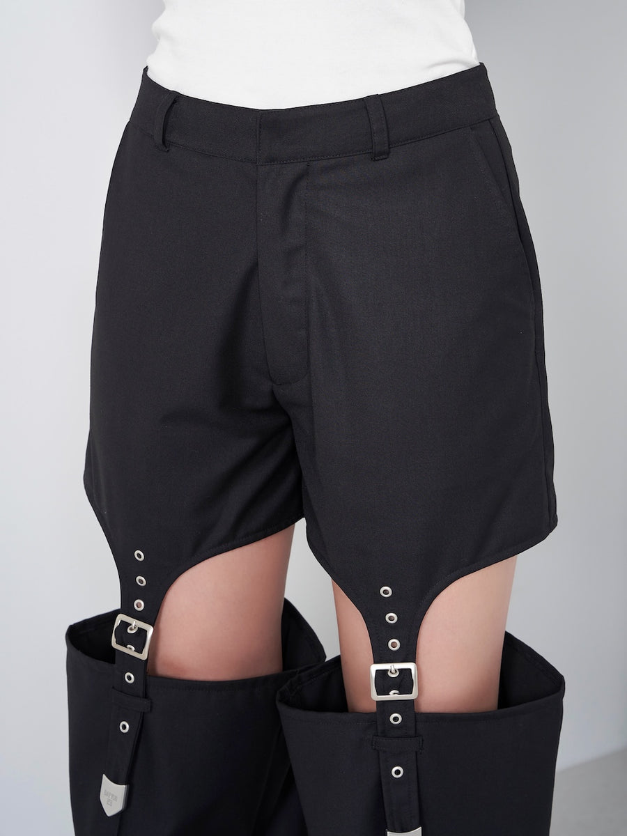 モデル:158cm(着用サイズ:S 着用カラー:BLK)