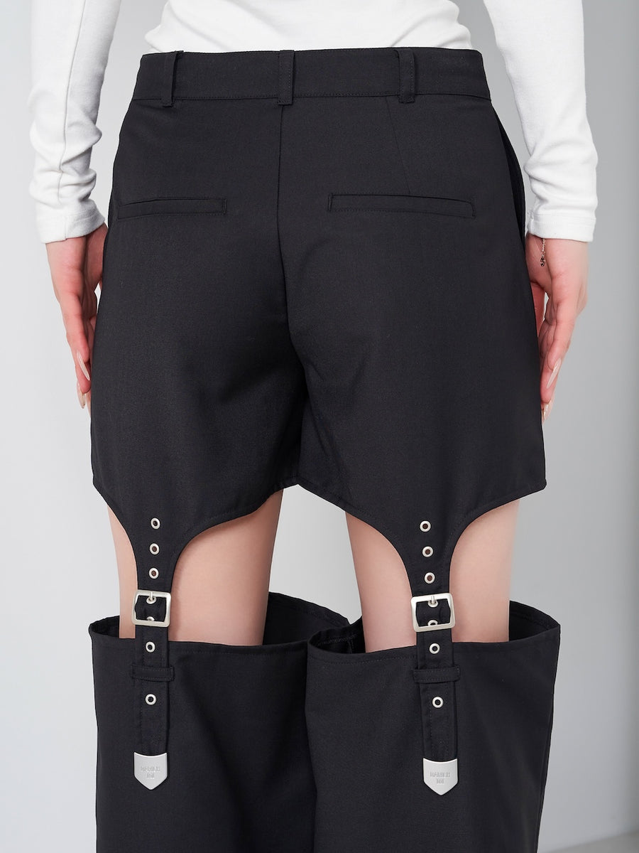 モデル:158cm(着用サイズ:S 着用カラー:BLK)