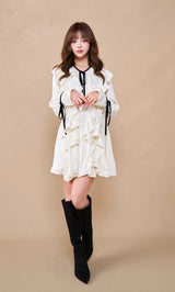 モデル:158cm(着用サイズ:FREE 着用カラー:WHT)