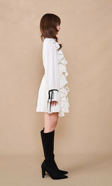 モデル:158cm(着用サイズ:FREE 着用カラー:WHT)
