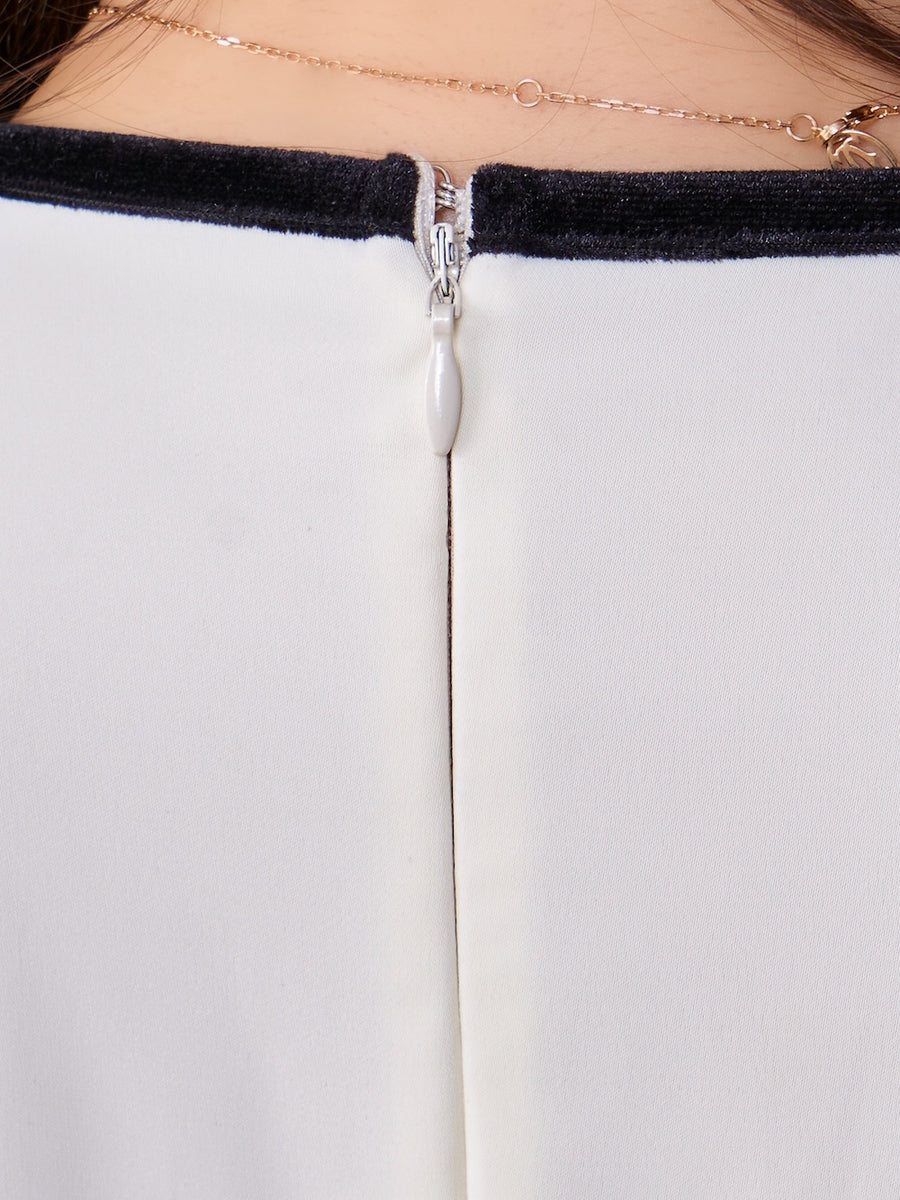 モデル:158cm(着用サイズ:FREE 着用カラー:WHT)