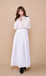 モデル:158cm(着用サイズ:FREE 着用カラー:WHT)