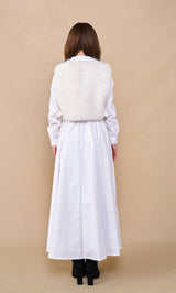 モデル:158cm(着用サイズ:FREE 着用カラー:WHT)