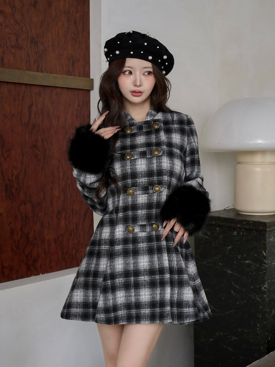 モデル:158cm(着用サイズ:FREE 着用カラー:BLK)