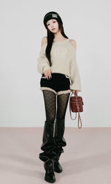 モデル:158cm(着用サイズ:S 着用カラー:BLK)