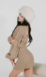 モデル:158cm(着用サイズ:FREE 着用カラー:BEG)