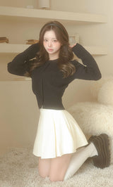 モデル:158cm(着用サイズ:FREE 着用カラー:BLK)