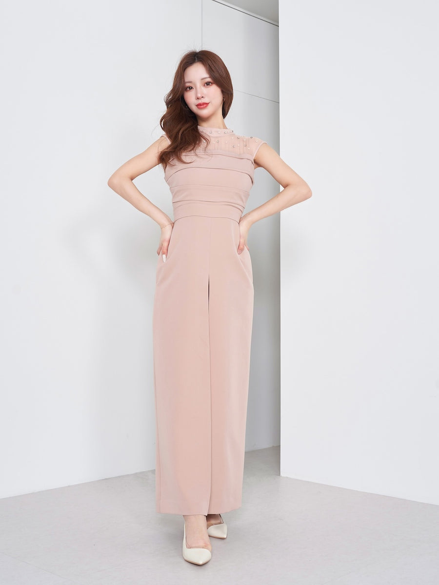 モデル:158cm(着用サイズ:FREE 着用カラー:P-BEG)