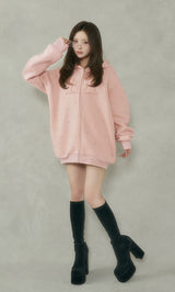 モデル:158cm(着用サイズ:FREE 着用カラー:PNK)
