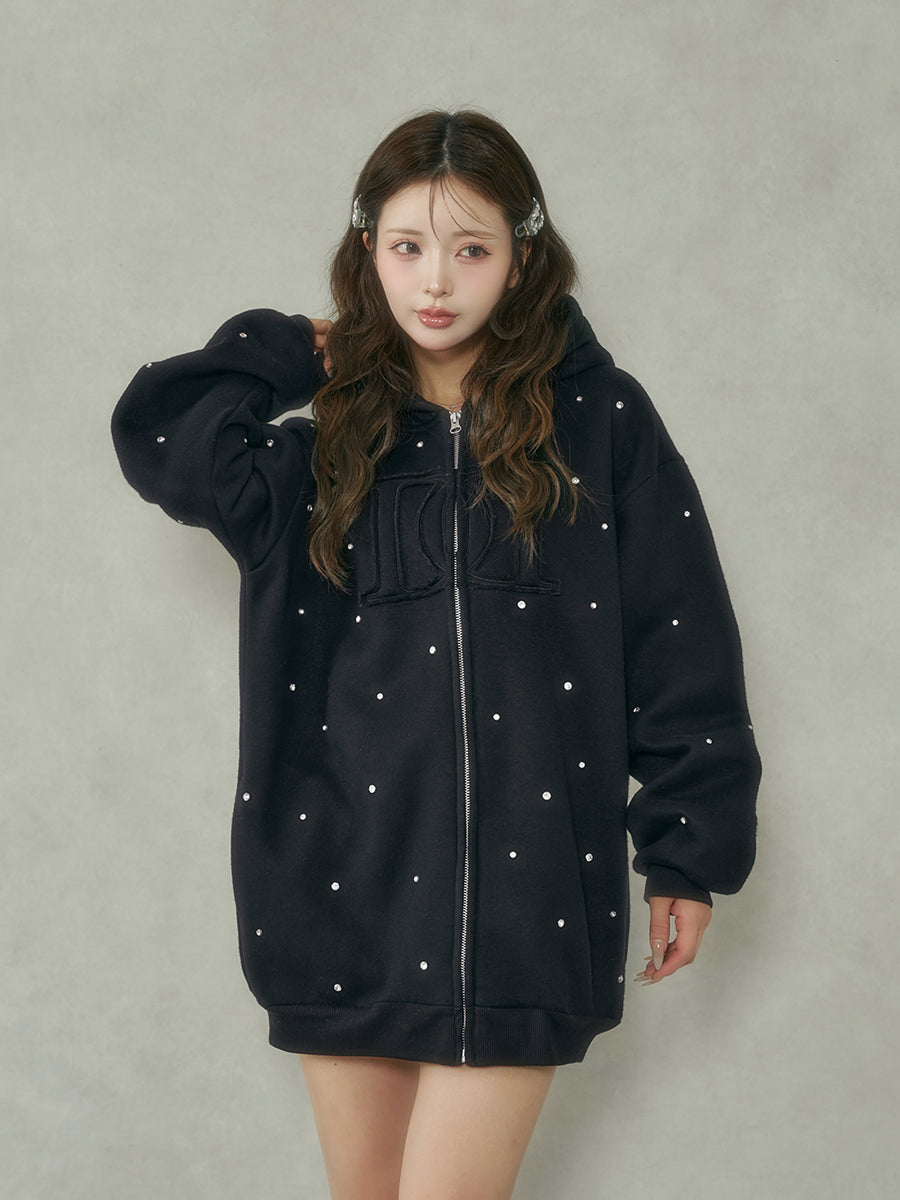 モデル:158cm(着用サイズ:FREE 着用カラー:BLK)