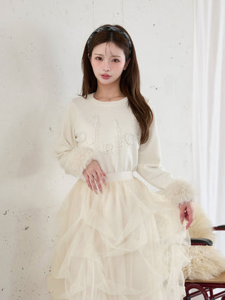 モデル:158cm(着用サイズ:FREE 着用カラー:IVO)