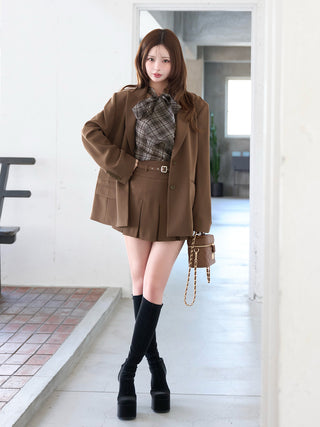 モデル:158cm(着用サイズ:FREE 着用カラー:BRN)