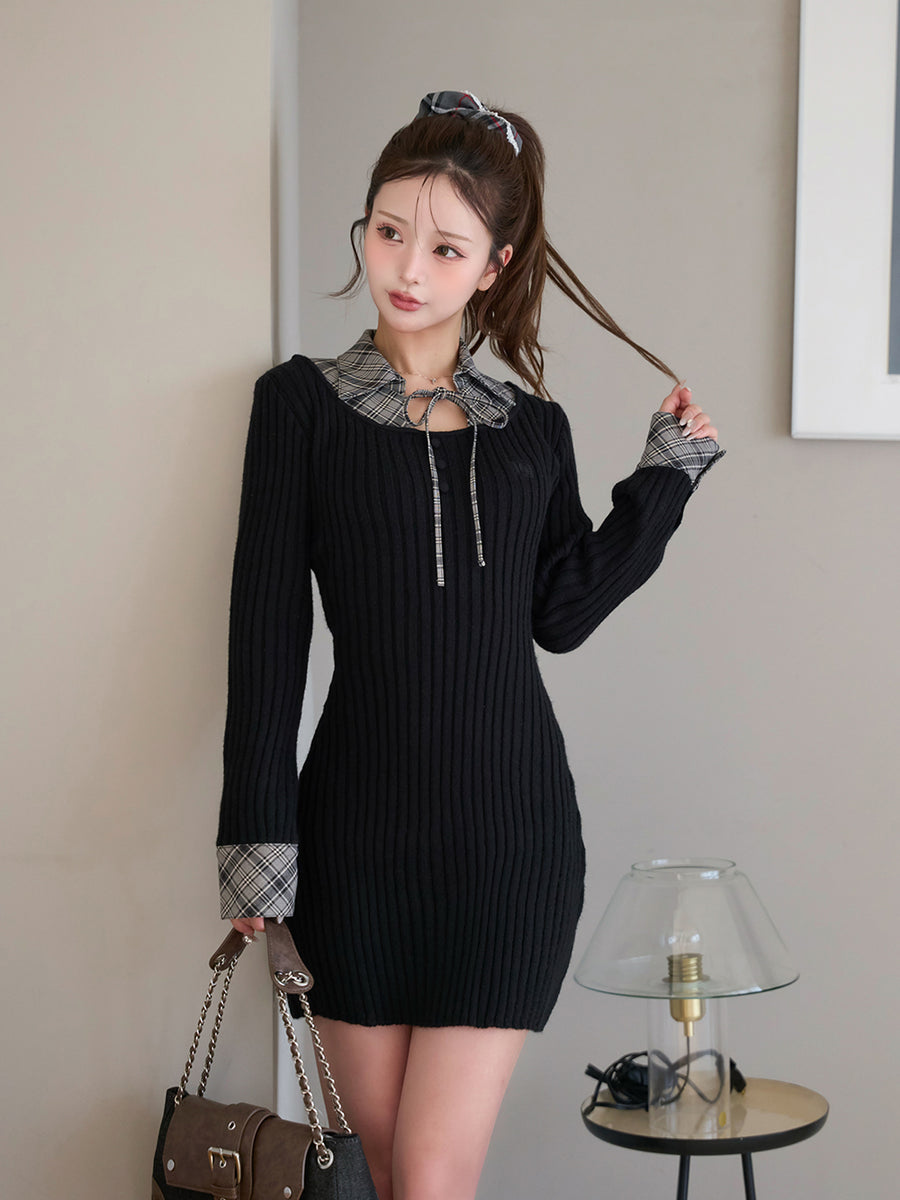 モデル:158cm(着用サイズ:FREE 着用カラー:BLK)