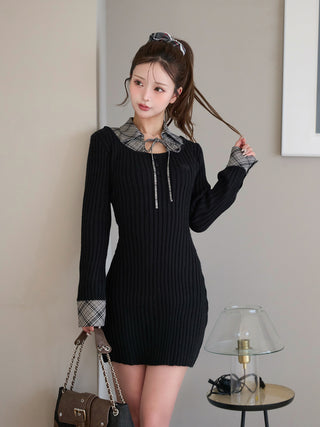 モデル:158cm(着用サイズ:FREE 着用カラー:BLK)
