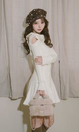 モデル:158cm(着用サイズ:FREE 着用カラー:IVO)