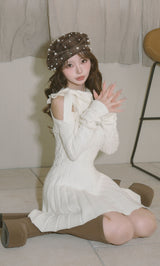 モデル:158cm(着用サイズ:FREE 着用カラー:IVO)