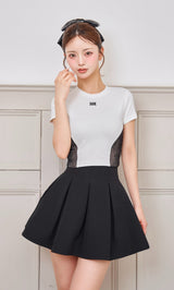 モデル:158cm(着用サイズ:S 着用カラー:BLK)
