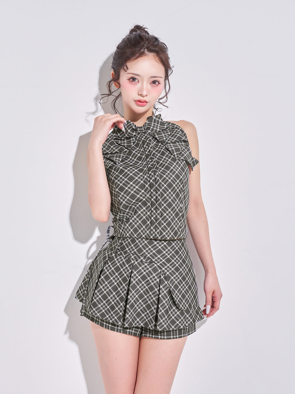 モデル:158cm(着用サイズ:S 着用カラー:GRY)