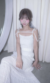 モデル:158cm(着用サイズ:FREE 着用カラー:WHT)