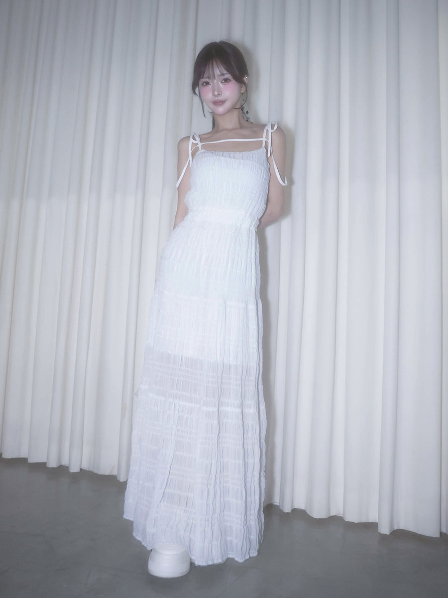 モデル:158cm(着用サイズ:FREE 着用カラー:WHT)