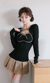 モデル:158cm(着用サイズ:FREE 着用カラー:BLK)
