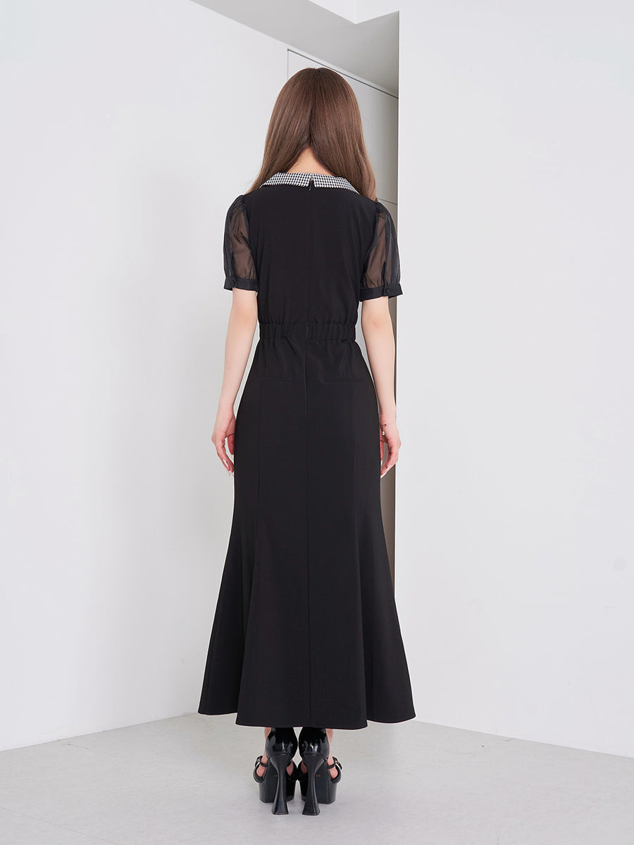 モデル:158cm(着用サイズ:FREE 着用カラー:BLK)
