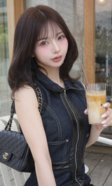 モデル:158cm(着用サイズ:FREE 着用カラー:IND)